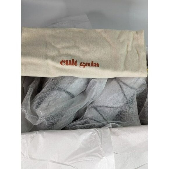 Cult Gaia Women's Soleil Black Lace Up High Heel Sandals Size 39 (MSRP $388) - Picture 8 of 9